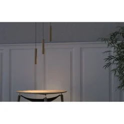 Chimes taklampa, mörk ek 22cm