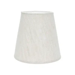 Cia Toppringskärm Lin Natur/vit 20cm