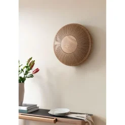Clava Up vägglampa, ljus ek Ø49