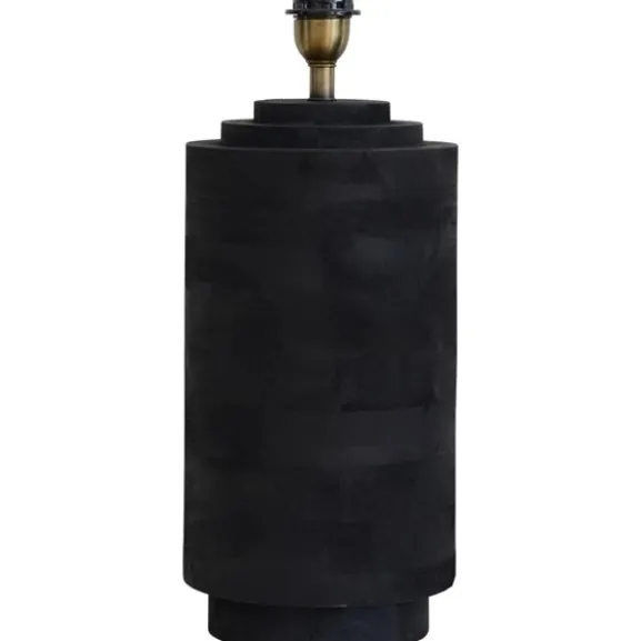 Columna Lampfot L Antik svart 21cm
