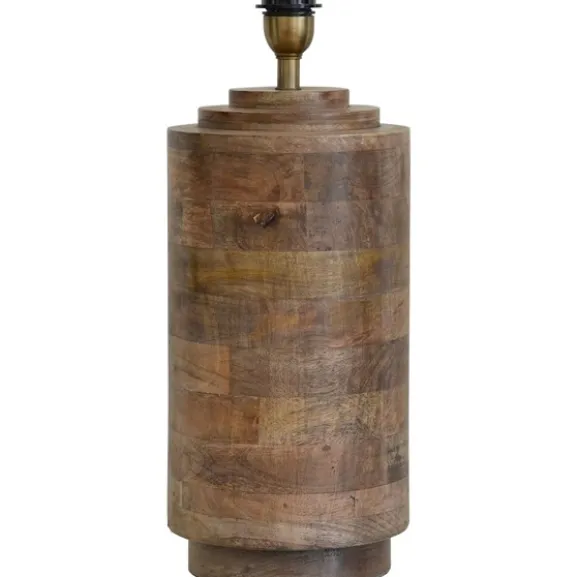 Columna Lampfot L Åldrat trä 21cm