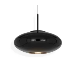 Copper Black Wide pendel, svart 50cm