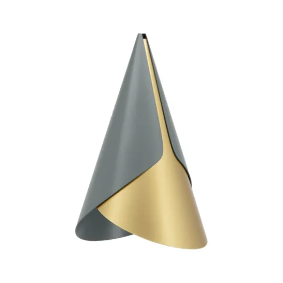 Cornet taklampa, Slate & Brass
