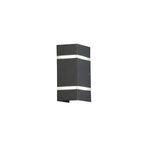 Cremona vägglykta mörkgrå, 8cm