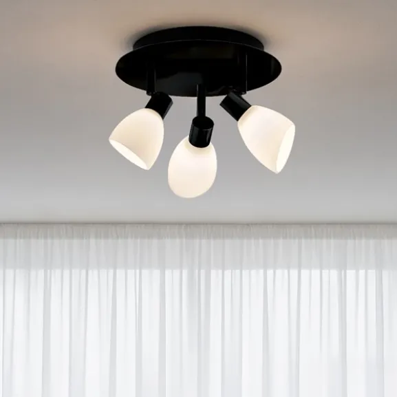 Cut spotlight (3) svart G9