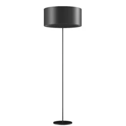 Cylinder Golvlampa 50 cm, Black / Black