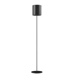 Cylinder Golvlampa 20 cm, Black / Black