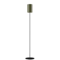 Cylinder Golvlampa 14 cm, Grass Green / Black
