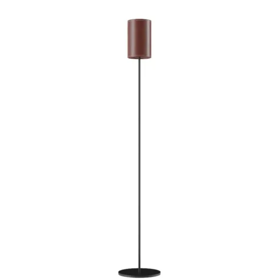 Cylinder Golvlampa 14 cm, Oak / Black