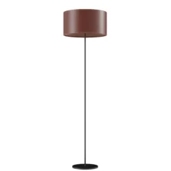 Cylinder Golvlampa 42 cm, Oak / Black