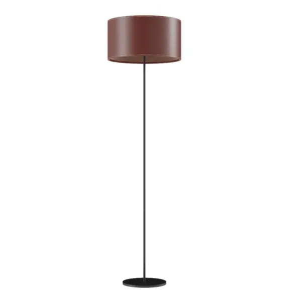 Cylinder Golvlampa 42 cm, Oak / Black