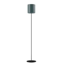 Cylinder Golvlampa 20 cm, Ocean Blue / Black