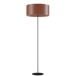Cylinder Golvlampa 50 cm, Polo / Black
