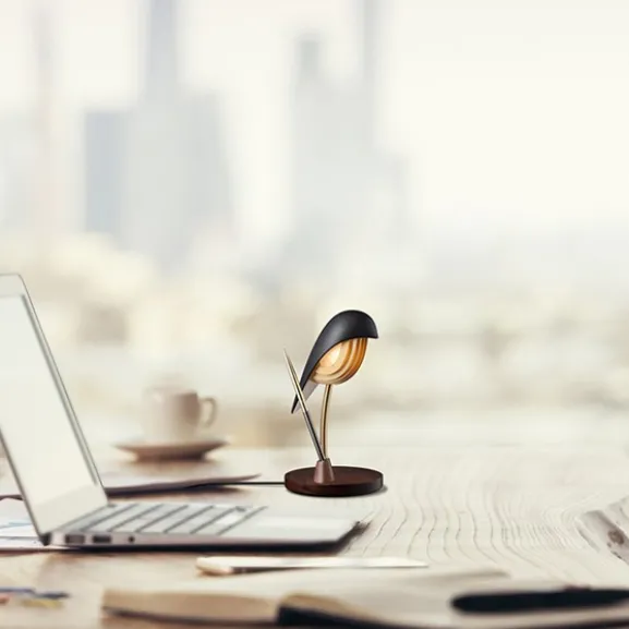 Daqi Concept Bird Bordslampa, Onyx Black