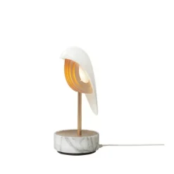 Daqi Concept Whisper väckarklocka/lampa, White Gold