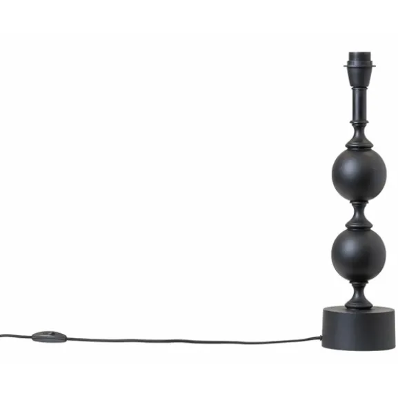 Deborah lampfot large, mattsvart 50cm