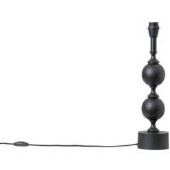 Deborah lampfot large, mattsvart 50cm