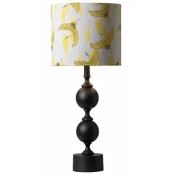 Deborah lampfot large, mattsvart 50cm