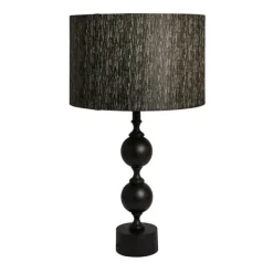 Deborah lampfot, mattsvart 35cm