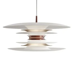 Diablo pendel vit/Rose silver