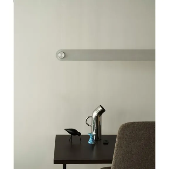 Dim Pendel Linear Brushed Aluminium