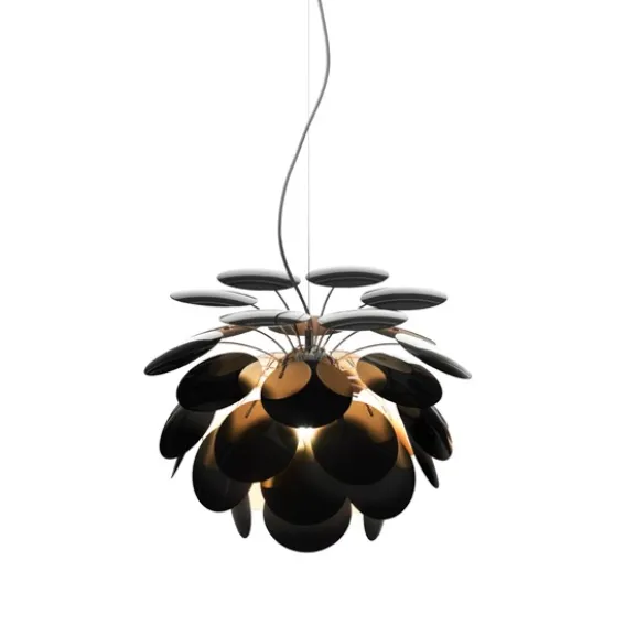 Discocó 53 taklampa, svart/guld 53cm