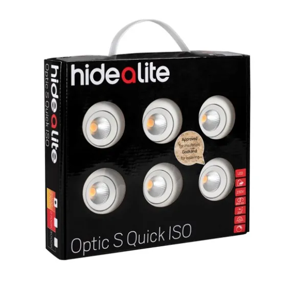 Downlight Optic S Quick ISO 6-pack Vit Tune