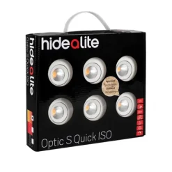 Downlight Optic S Quick ISO 6-pack Vit 2700K