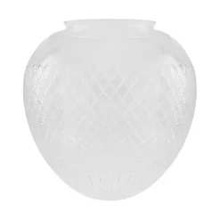 Droppskärm 200, klart rutslipat kristallglas 37cm