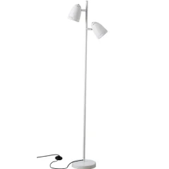 Dynamo Twin Floor Lamp , Matt Whisper White