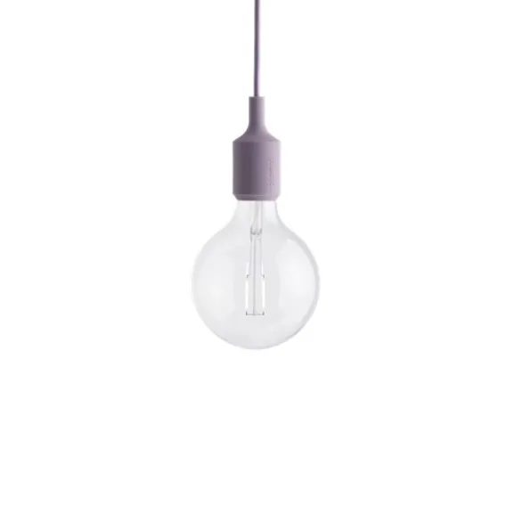 E27 Pendel LED takupphäng, Dusty Lilac
