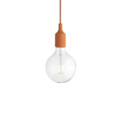 E27 Pendel LED takupphäng, orange