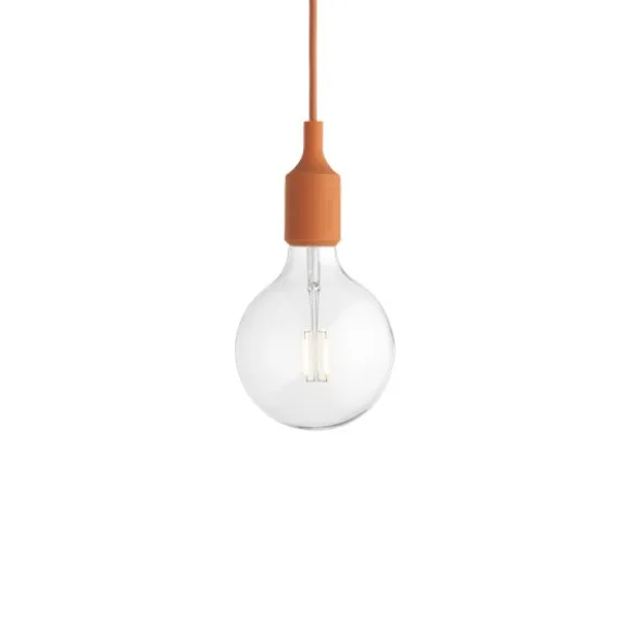 E27 Pendel LED takupphäng, orange