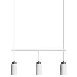 Edge pendel Trio Vit