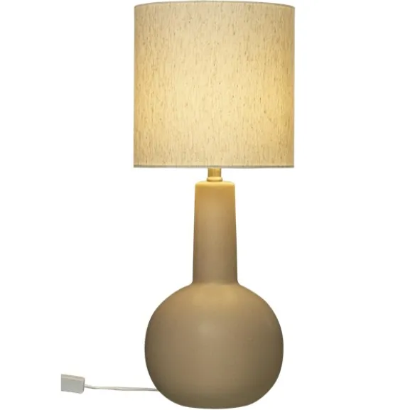 ELEANA bordslampa, brun/beige