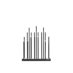 Elflugan adventsljusstake, antracit 36cm