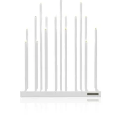 Elflugan Grande adventsljusstake, kritvit 58cm
