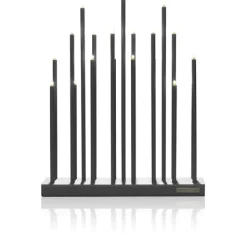 Elflugan Grande adventsljusstake, antracit 58cm