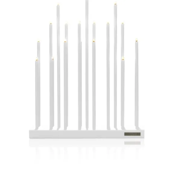 Elflugan Grande adventsljusstake, kritvit 58cm