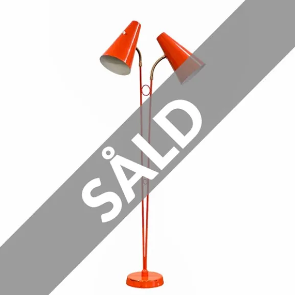 Ellie golvlampa 2-arm, orange