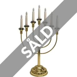 Elljusstake Brass Grande 7-arm, Mässing
