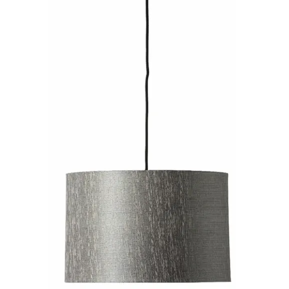 Erica lampskärm, grå/guld 40 cm