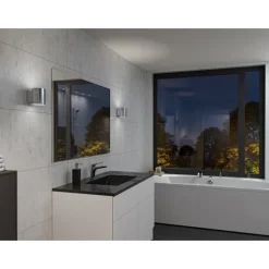 Evoke vägglampa S krom/krom G9