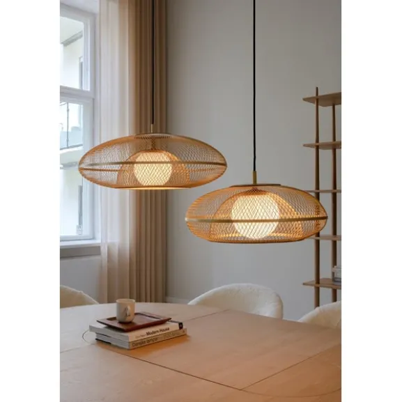 Faraday pendel, Medium Brushed Brass 45 cm