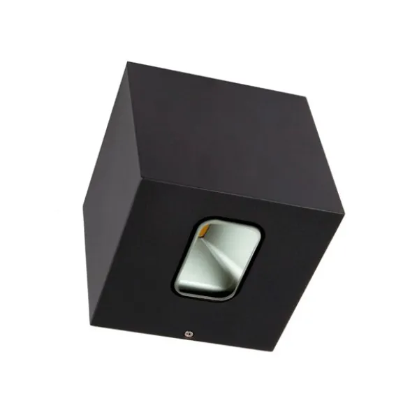 Fasadbelysning Cube II Antracit 3000K