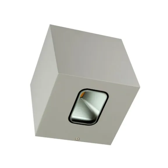 Fasadbelysning Cube II Grå 3000K