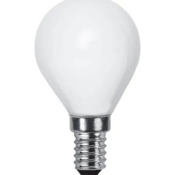 Filament-LED E14 klotlampa opal, 5W(39W) dimbar