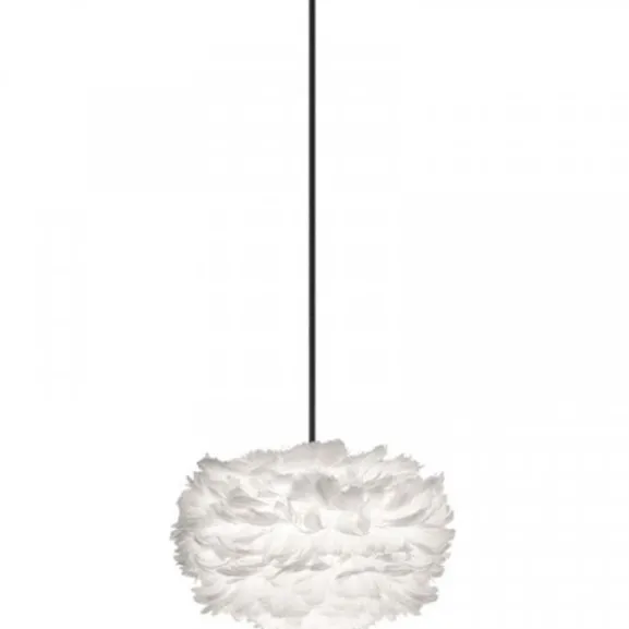 Fjäderlampa Eos mini, vit Ø 35 x 20 cm