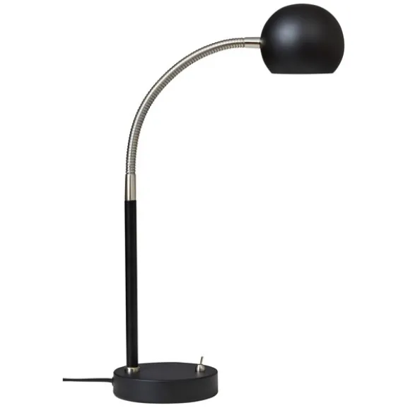 Fladen bordslampa, svart