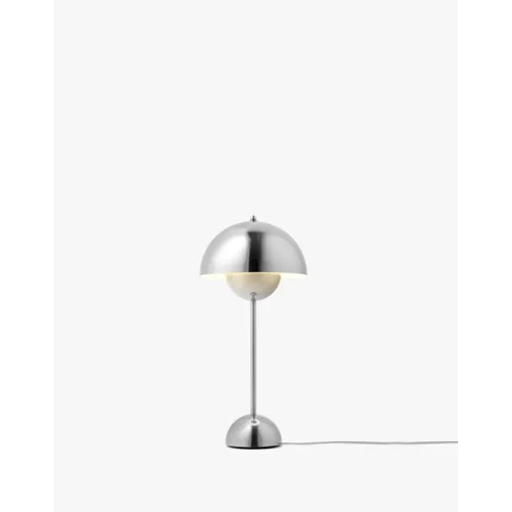 Flowerpot Bordslampa VP3, Chrome-Plated 50cm